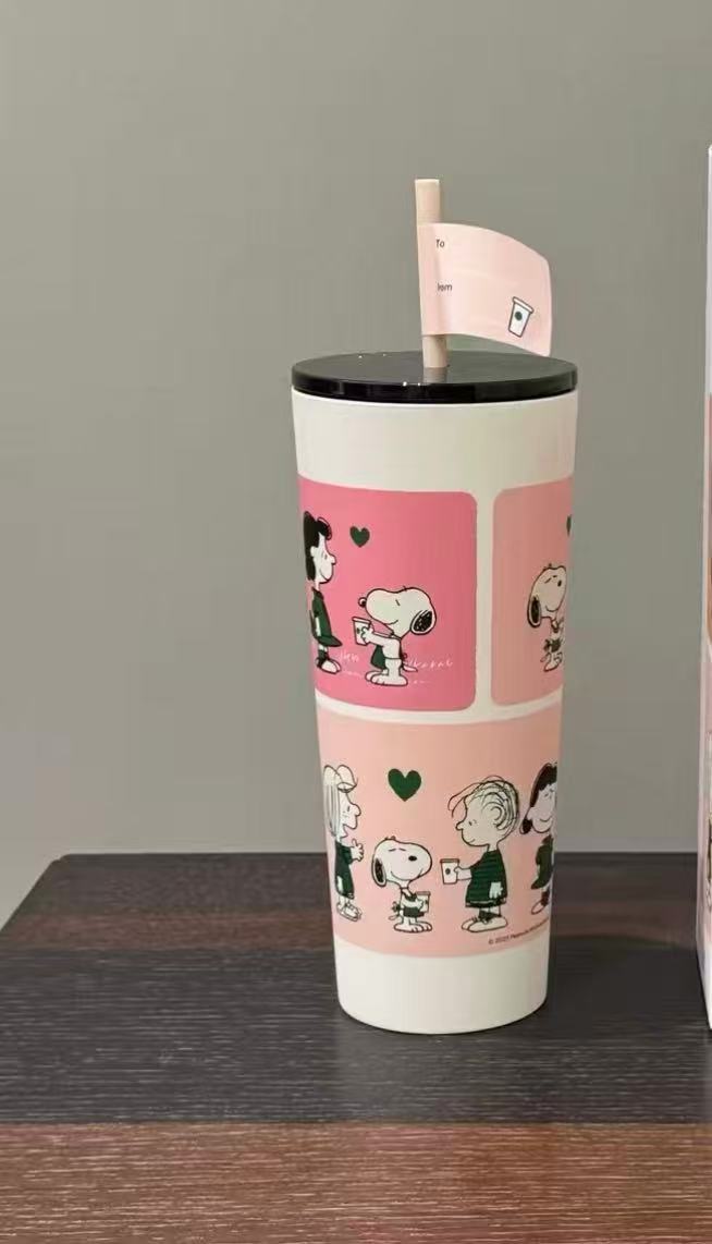 Peanut Pink Starbucks Thermos