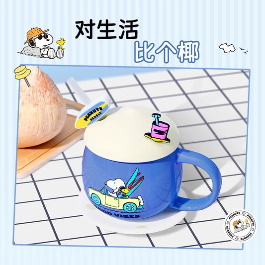 Snoopy summer vibes mug