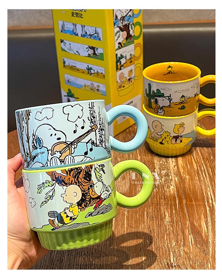 Snoopy mug set