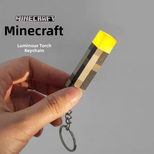 Minecraft Torch Keychain