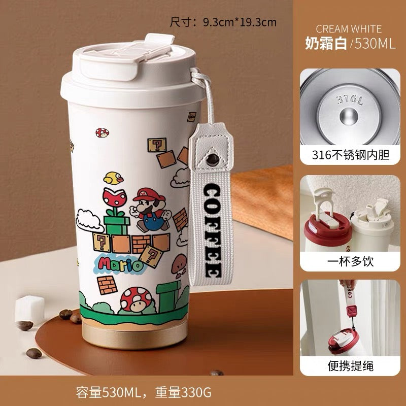Mario coffee thermos cup - 500 ml