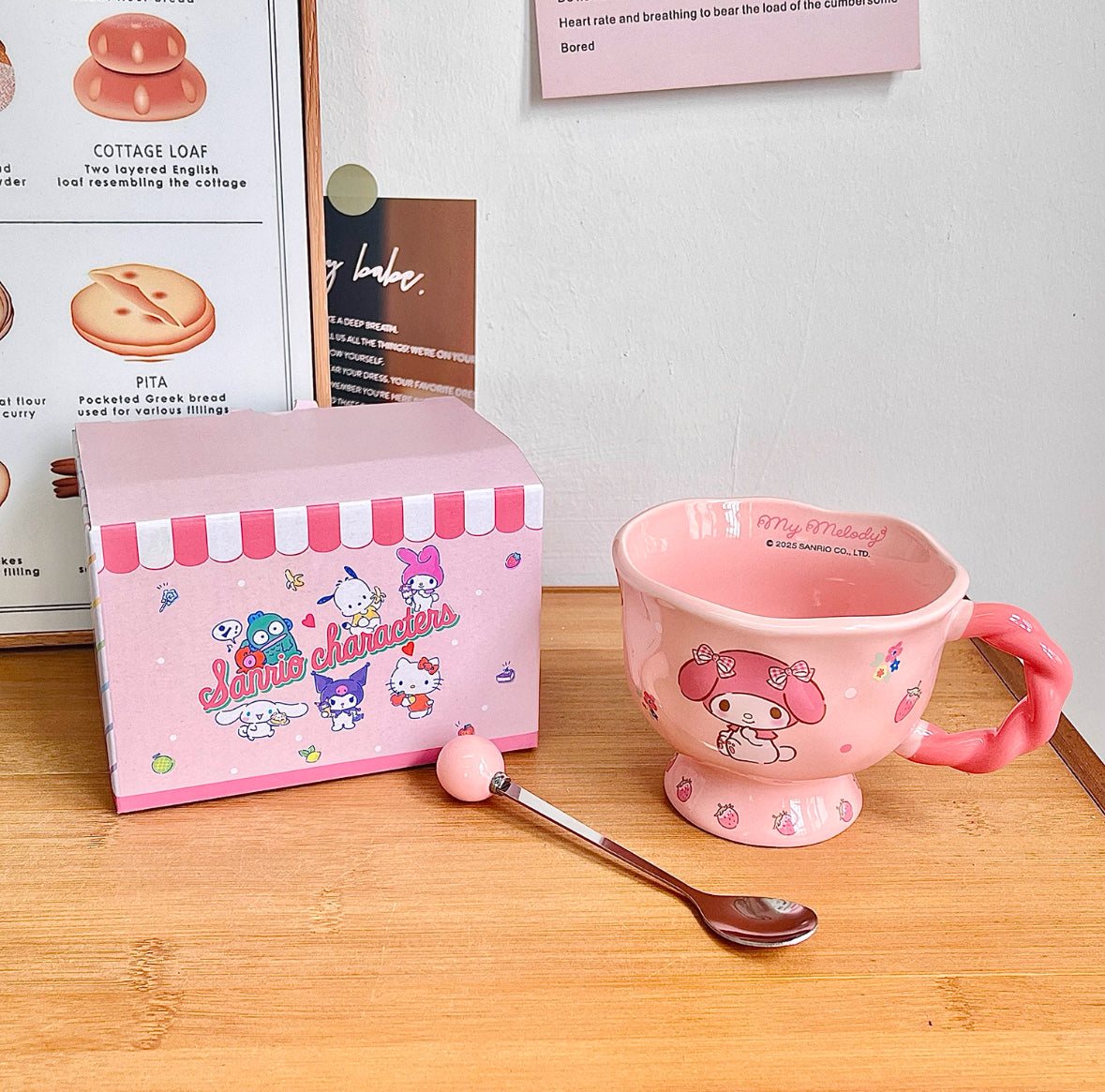 Hello kitty Bundle ( 3 Mugs ) “without the spoons”
