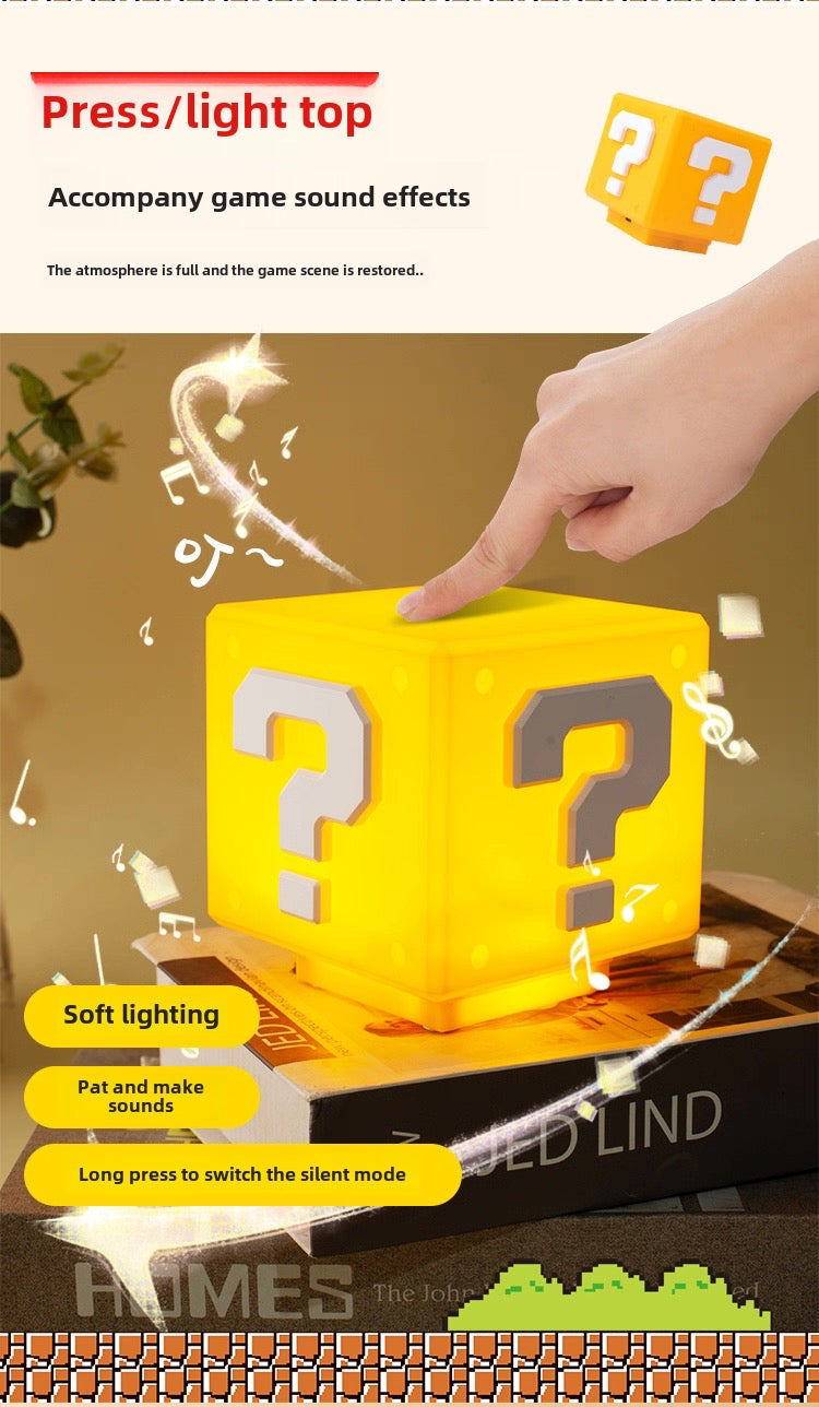 Super Mario Question Block Light Yellow