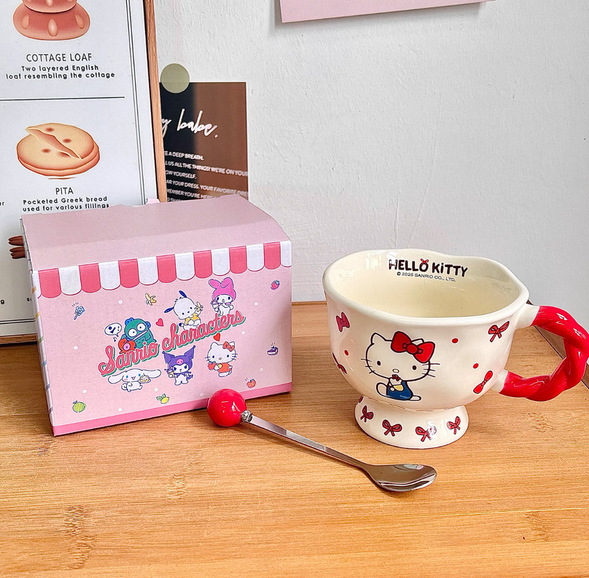 Hello kitty Bundle ( 3 Mugs ) “without the spoons”