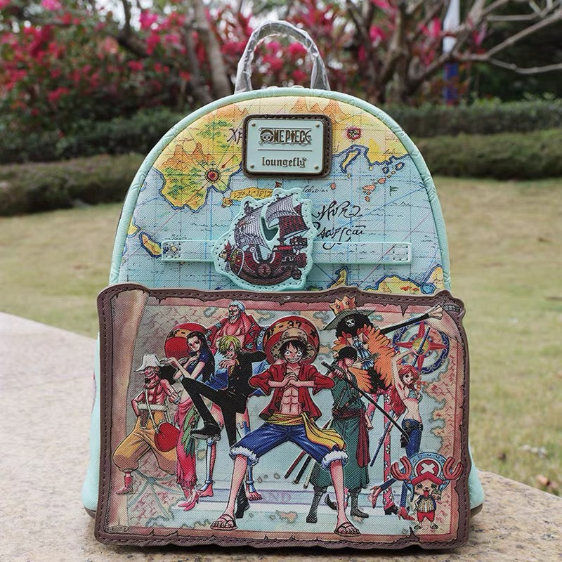 One Piece Straw Hat Pirates Mini Backpack
