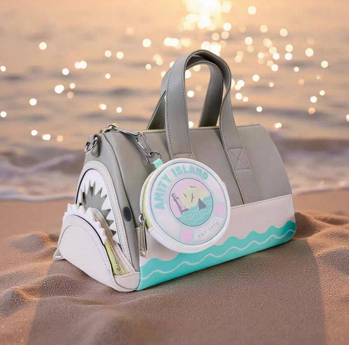 Loungefly Jaws Crossbody Bag with Coin Bag