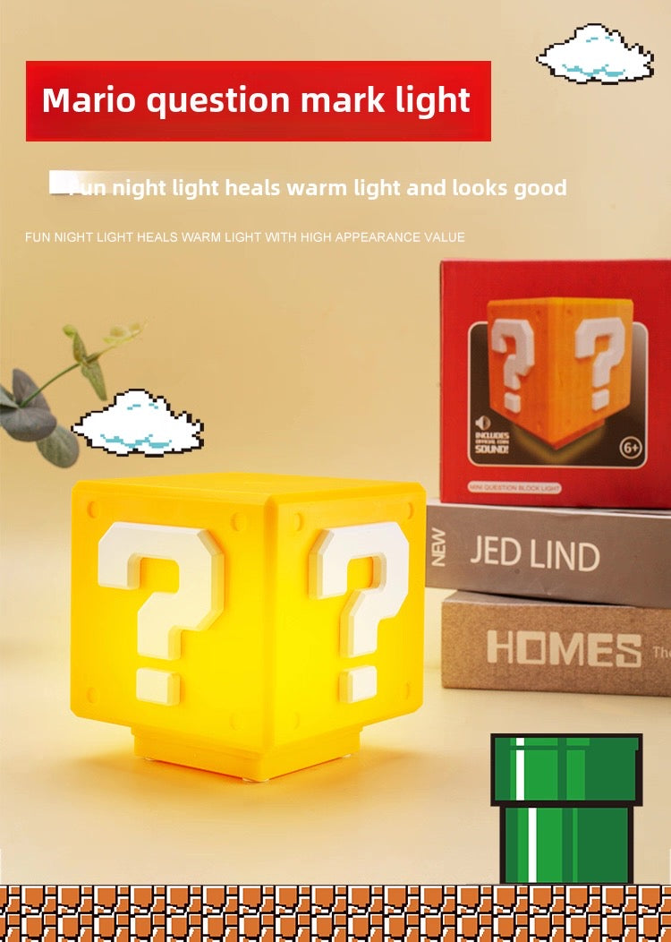 Super Mario Question Block Light Yellow