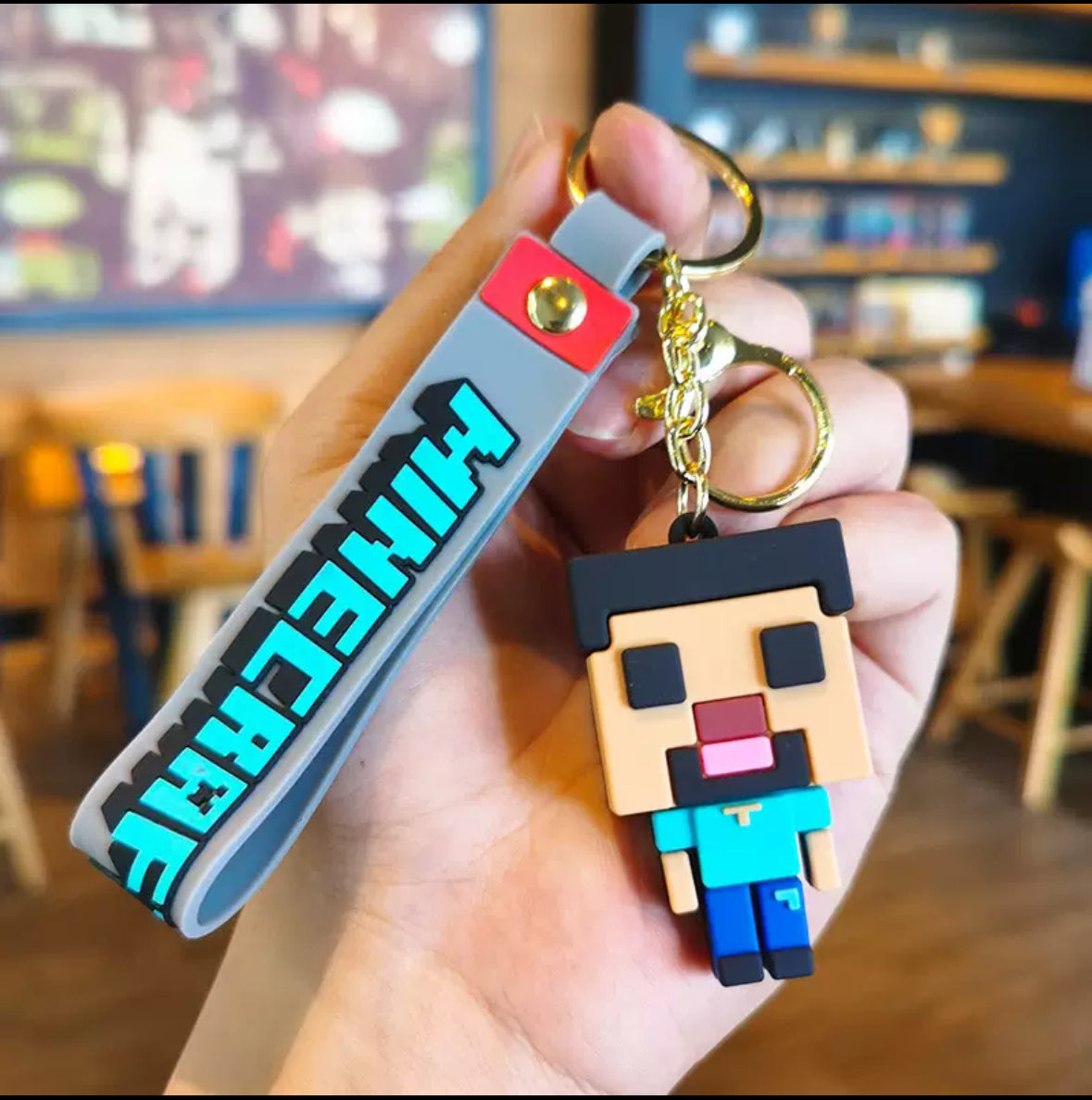 Minecraft keychain