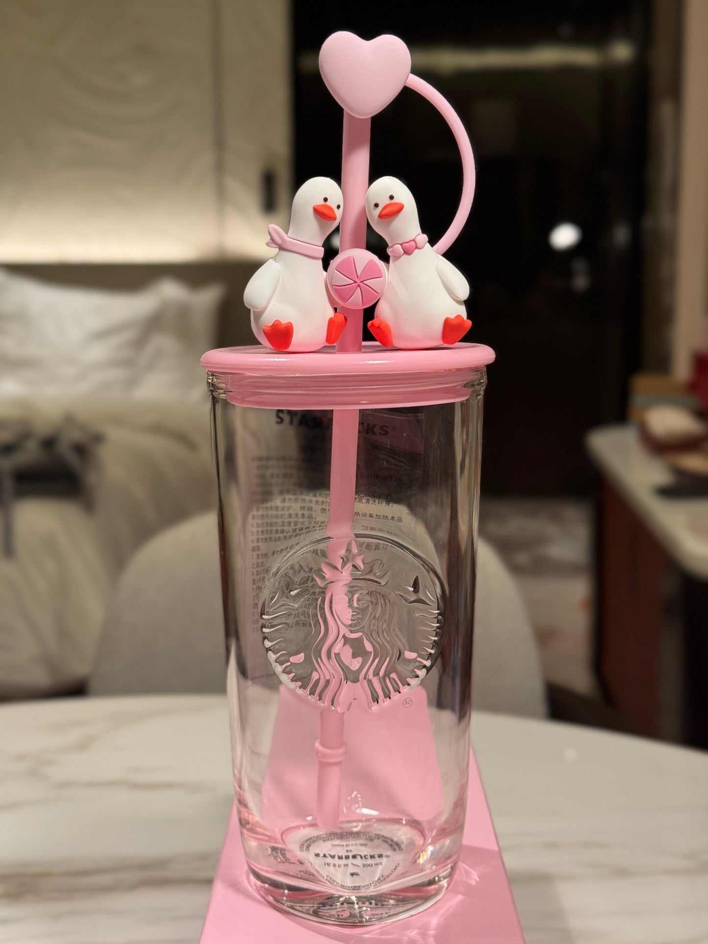 Starbucks glass cup duck edition 500 ml