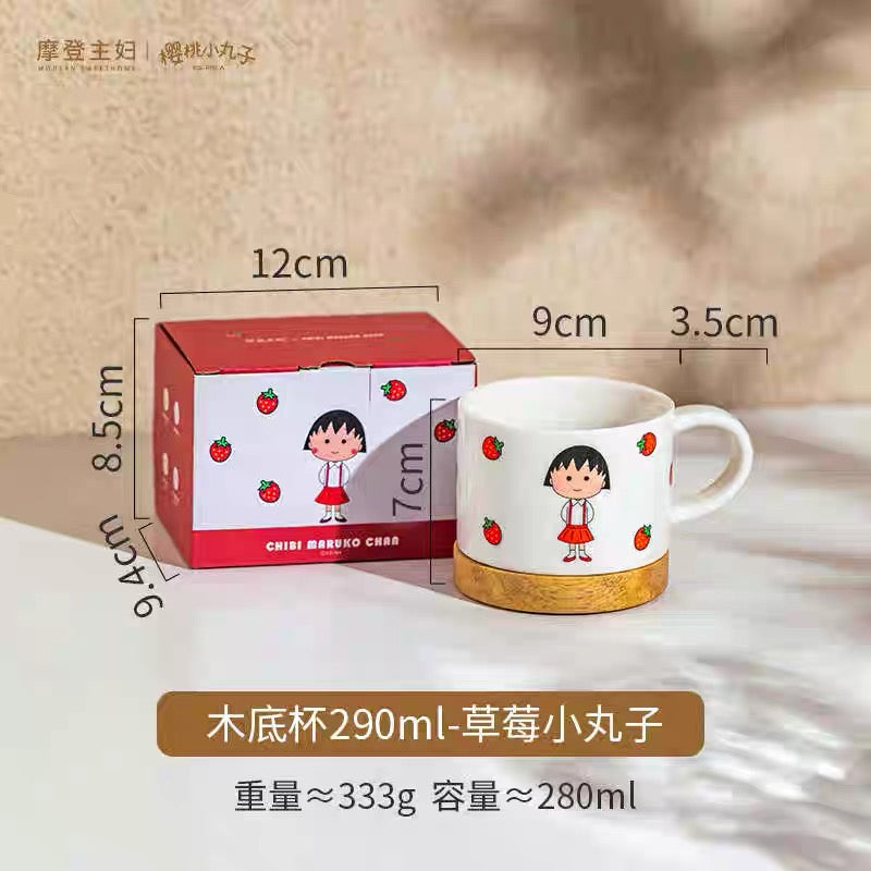 Chibi maruko tea cup