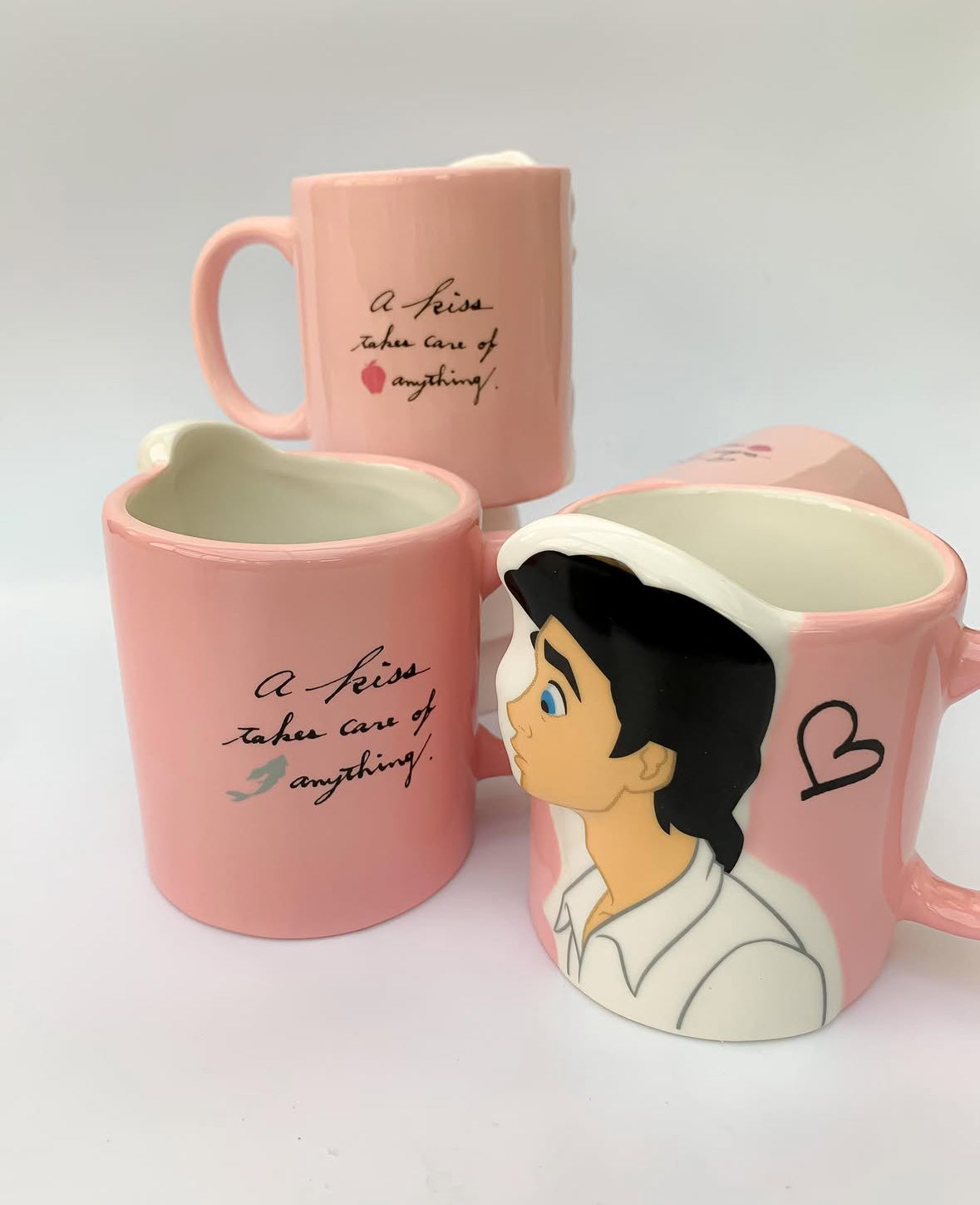Ariel & Eric pair mugs