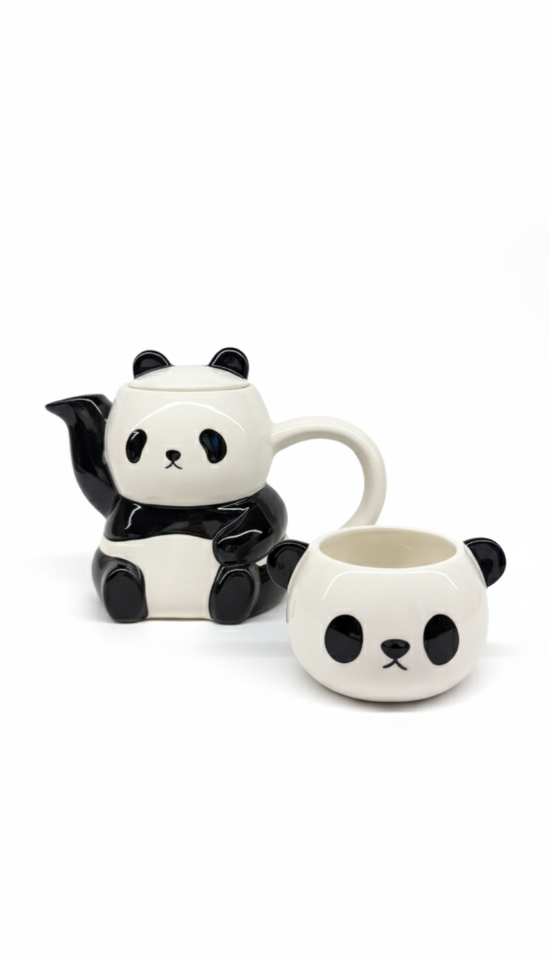 Panda tea set - Japan