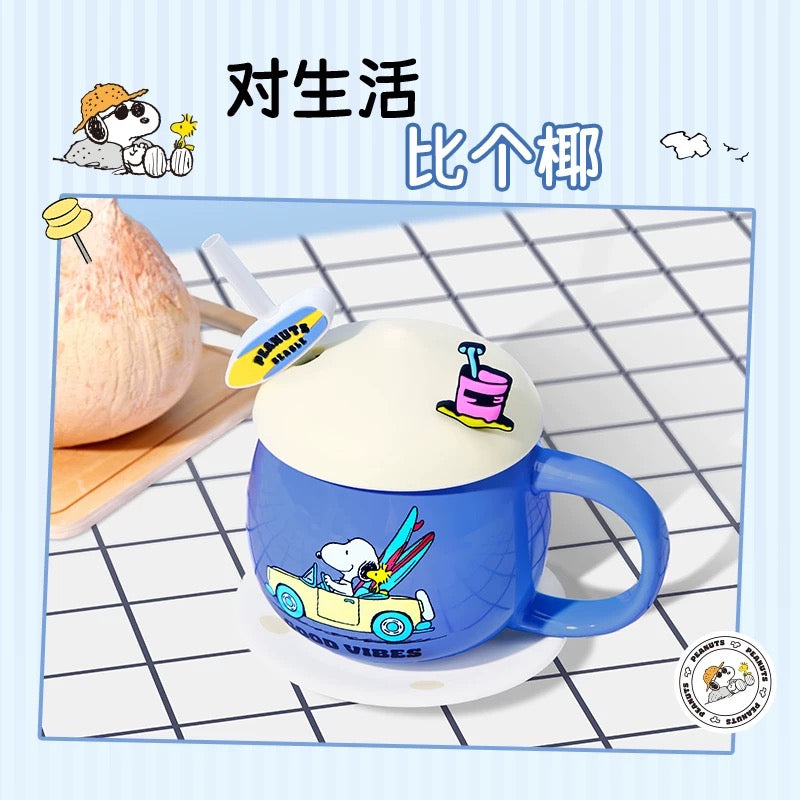 Snoopy summer vibes mug