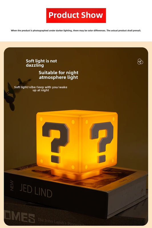 Super Mario Question Block Light Yellow