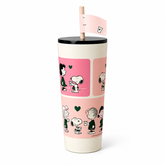 Peanut  Pink Starbucks Thermos