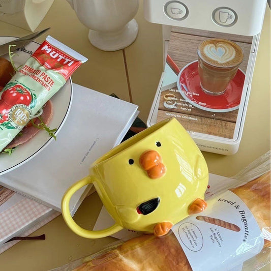Little Chick with a knife Mug