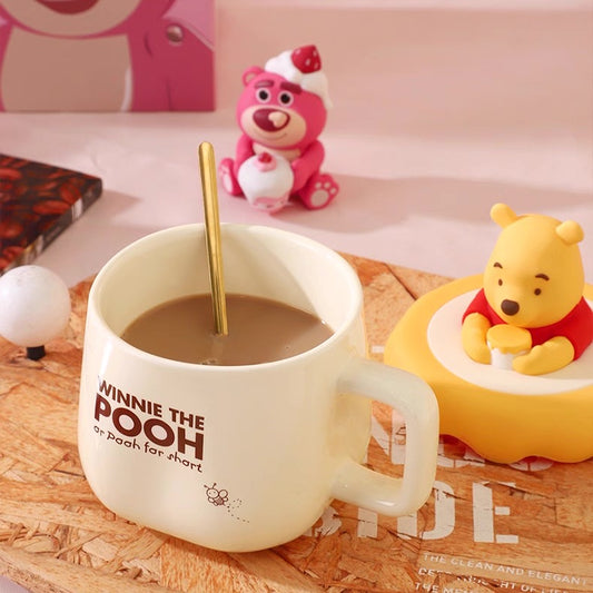 Winnie the pooh figure mug
