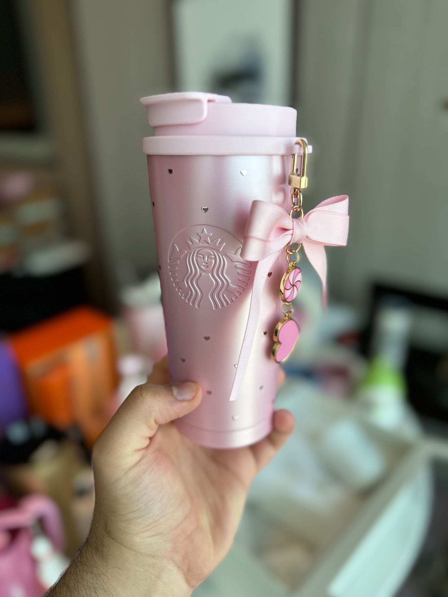 Starbucks stainless steel pink thermo cup 480 ml