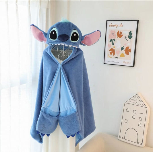 Stitch hooded cloak