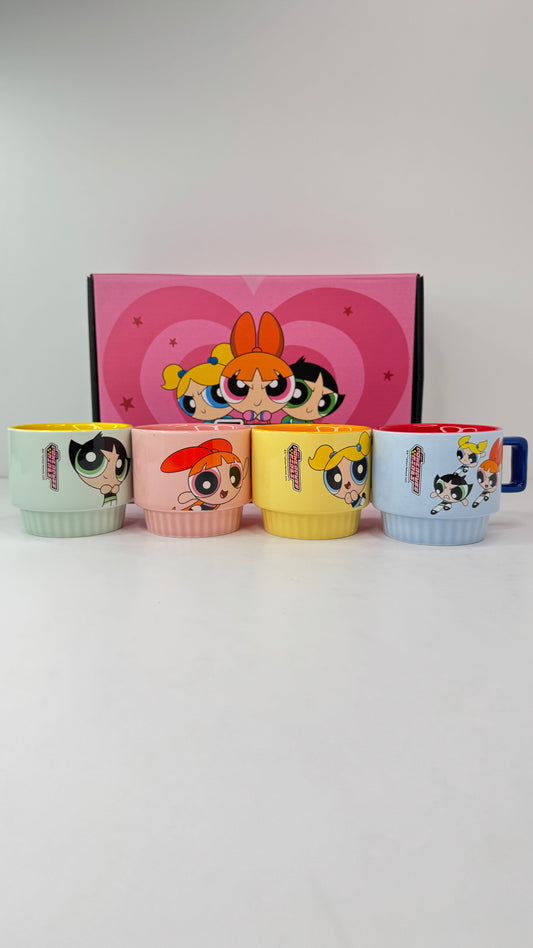PowerPuff Girls Mug Set ( 4 Mugs )