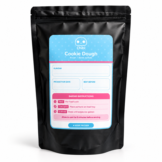 Mixed frozen Cookie dough - 20 pieces (50g)