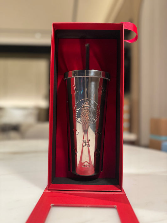 Starbucks stainless steel silver tumbler 690 ml