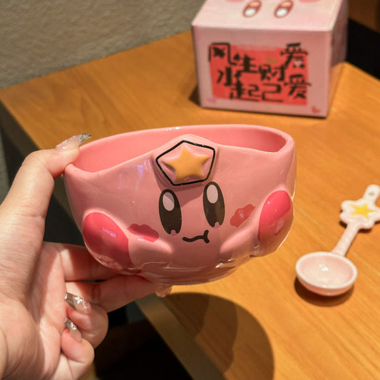 Kirby bowl with spoon
