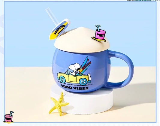 Snoopy summer vibes mug