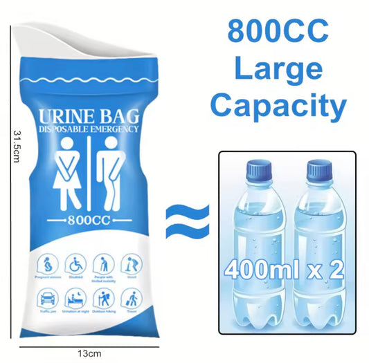Unisex Urine Bag 12PCS Travel Bag for Men and Women