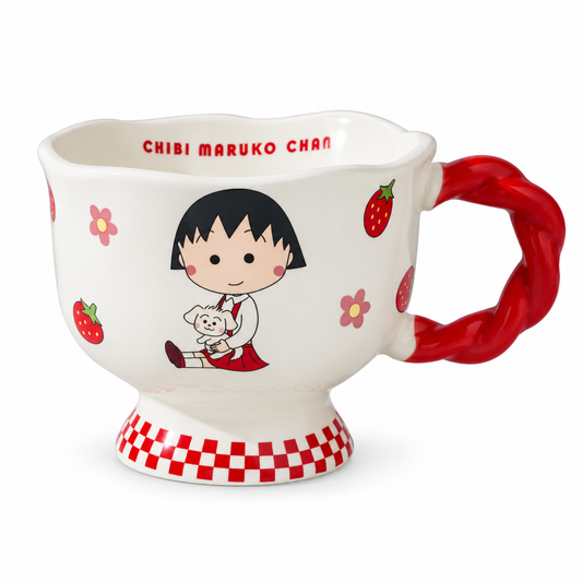 Chibi Maruko-Chan Cute Ceramic Mug for Girls 300-400 ml