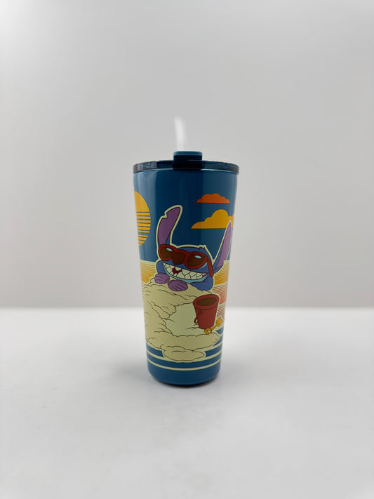 Stitch Tumbler with Straw