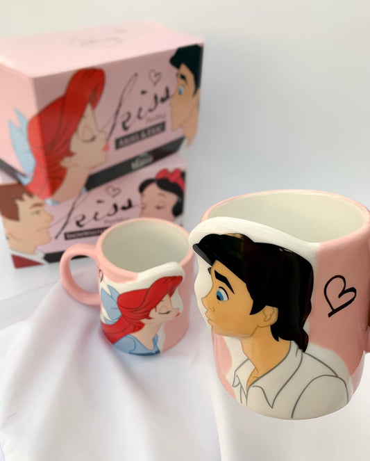 Ariel & Eric pair mugs