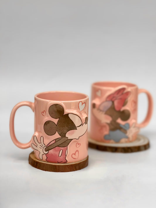 Mickey & Minnie mouse pair mug