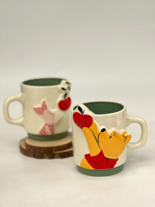 Winnie-the-Pooh pair mug
