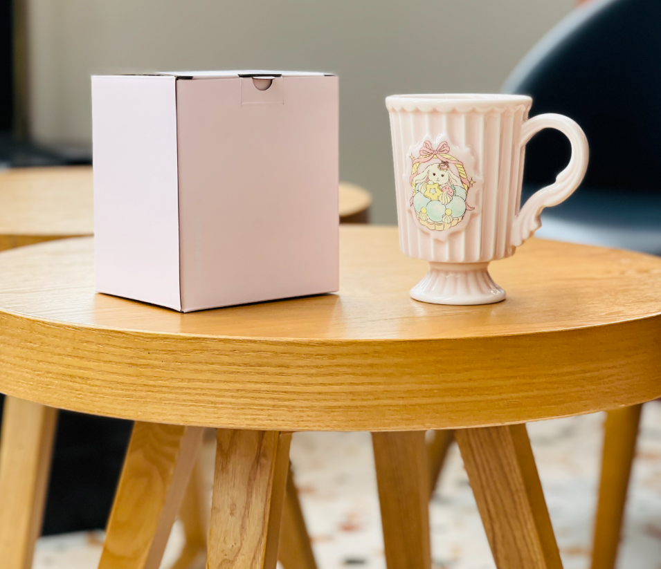 Starbucks  Pink Striped Mug - 296 ml