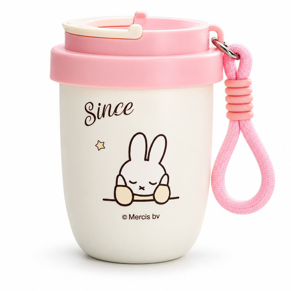 Sleeping Miffy stainless steel cup - 380ml