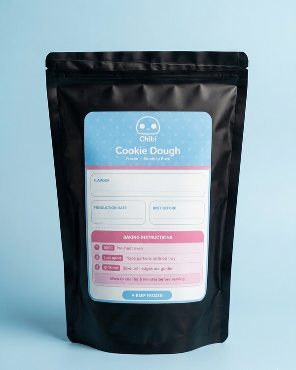 Mixed frozen Cookie dough - 10 pieces