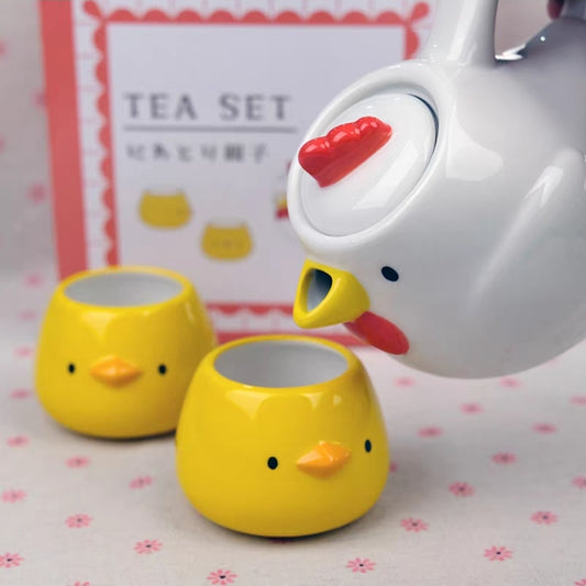 Chicken Tea set - Japan